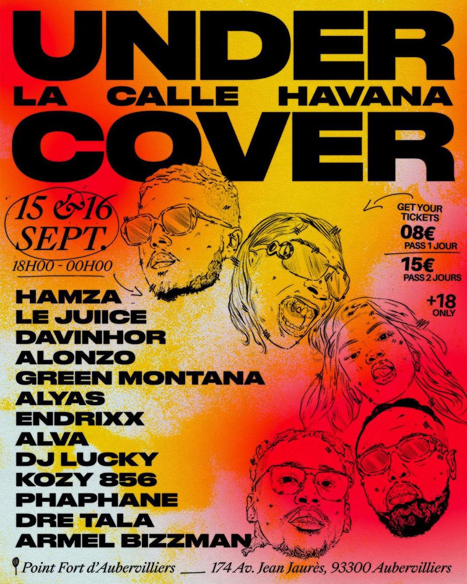 33Degres's tweet photo. Hamza, Alonzo, Green Montana, Le Juiiice &amp; Davinhor seront aux soirées Undercover la semaine prochaine !

Avec Alyas, Endrixx, Armel Bizzman, Dre Tala, Kozy, Phaphane, Lucky et Alva comme DJ’s 🔊 https://t.co/zRayzcGk5c