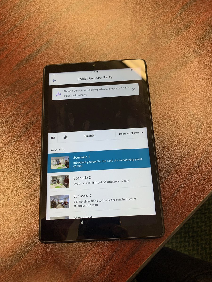 So impressed by the use of Virtual Reality on our units at Westchester Behavioral Health Center. This technology is helping so many of our patients and I look forward to seeing it spread to many of our other campuses.