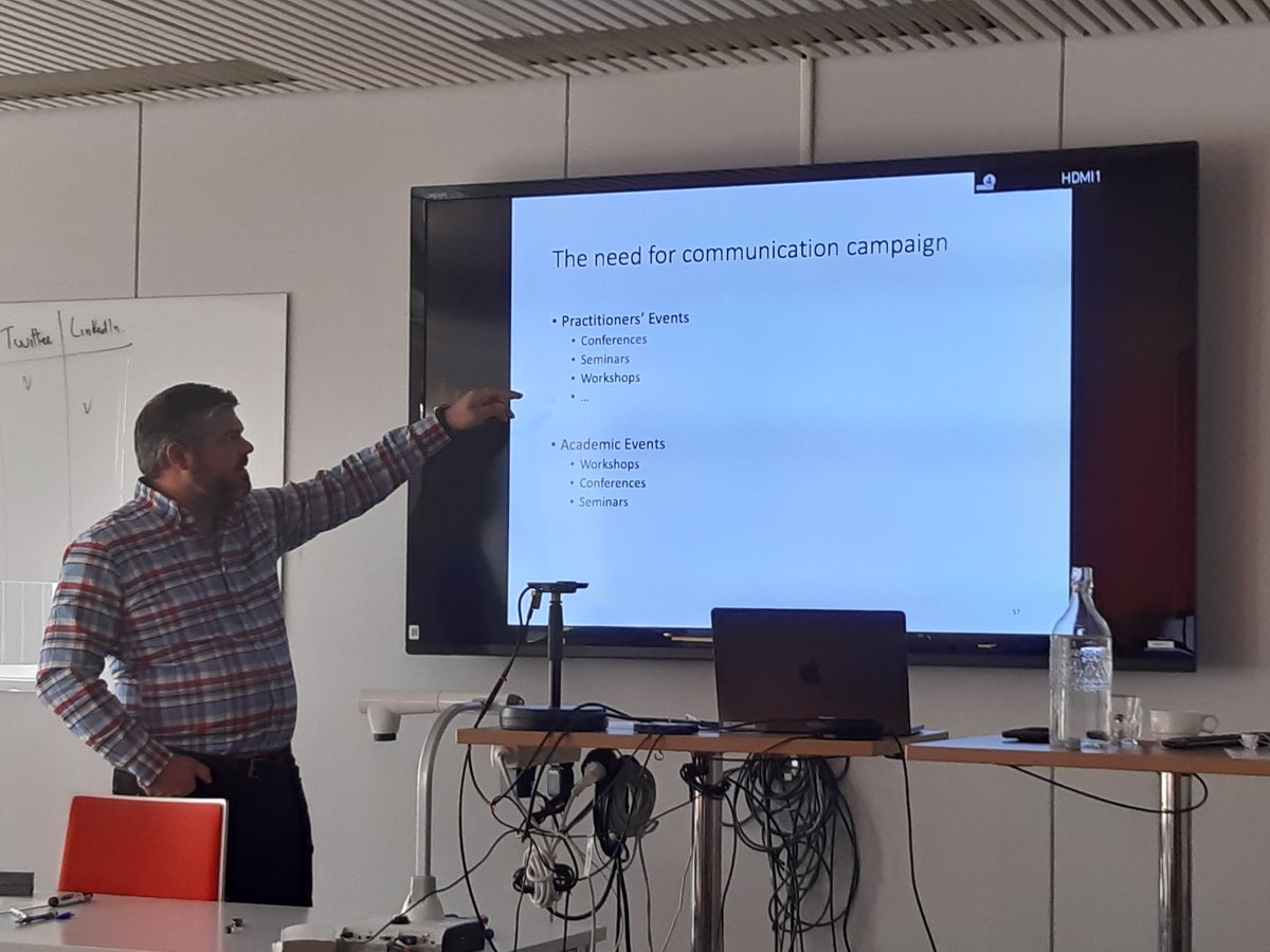 JanneHarjamaki's tweet photo. Strongly recommended from #inforte seminar at @TampereUni: Create communication campaign. 
Maximize event visibility. Maximize event value for participants. Thanks @davidetaibi! https://t.co/Nb4ByoKMC2