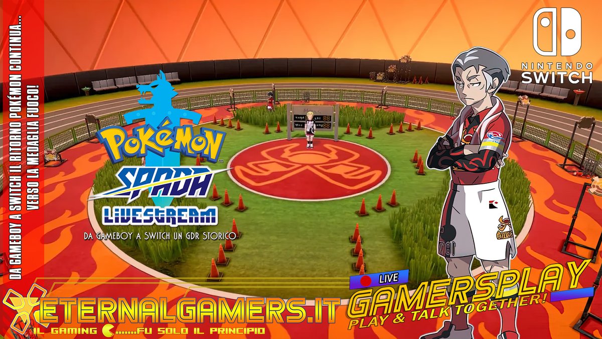 EternalGamersIT's tweet photo. 🎮 GAMERSPLAY LIVE »
Buonasera raga!
Anche oggi si va di #PokémonSpada, Kabu ci aspetta, ma così ad occhio...bisogna allenarsi a modo per arrivare almeno a LV 30 con un Pokémon d'acqua!
In #Live su:
https://t.co/iy4gSqKl9T
#twitch #gaming #switch #4chiacchere #justchatting https://t.co/Xiv4WOvfOv