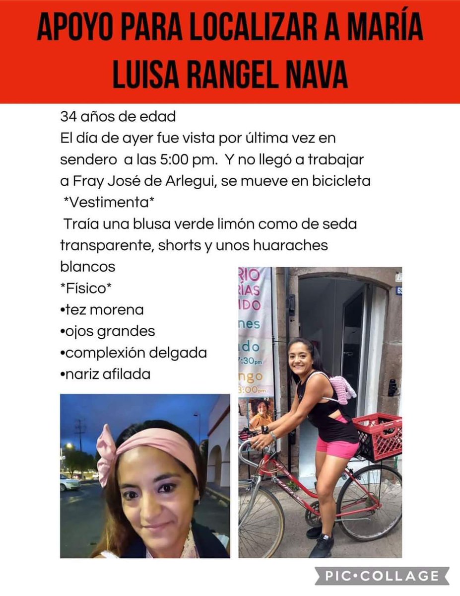 arely torres-miranda 💚♀️ (@arelyfeminista) on Twitter photo Atención #SLP Por favor si la llegaste a ver ayer 07 SEP del 22" apartir de las 5pm por favor comunicarse al 4442930951 cualquier información será útil. Sus familiares y amigos la esperan RT <a href="/OSWALDORIOSM/">Oswaldo Ríos</a> <a href="/MissTmptn/">la de la buena suerte 🍀</a> <a href="/Anilu_H/">AniluSLP</a> <a href="/SLPMunicipio/">Gobierno de la Capital SLP</a> <a href="/RGC_Mx/">Ricardo Gallardo Cardona 🇲🇽</a> Atención #SLP Por favor si la llegaste a ver ayer 07 SEP del 22" apartir de las 5pm por favor comunicarse al 4442930951 cualquier información será útil. Sus familiares y amigos la esperan RT <a href="/OSWALDORIOSM/">Oswaldo Ríos</a> <a href="/MissTmptn/">la de la buena suerte 🍀</a> <a href="/Anilu_H/">AniluSLP</a> <a href="/SLPMunicipio/">Gobierno de la Capital SLP</a> <a href="/RGC_Mx/">Ricardo Gallardo Cardona 🇲🇽</a>