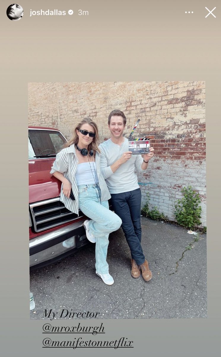 TVenthusiastic's tweet photo. From Director to actor/actress and viceversa #StoneSiblings 😁👏🏼✈️🎬🎥 #ManifestNetflix https://t.co/FKKecBmlHy