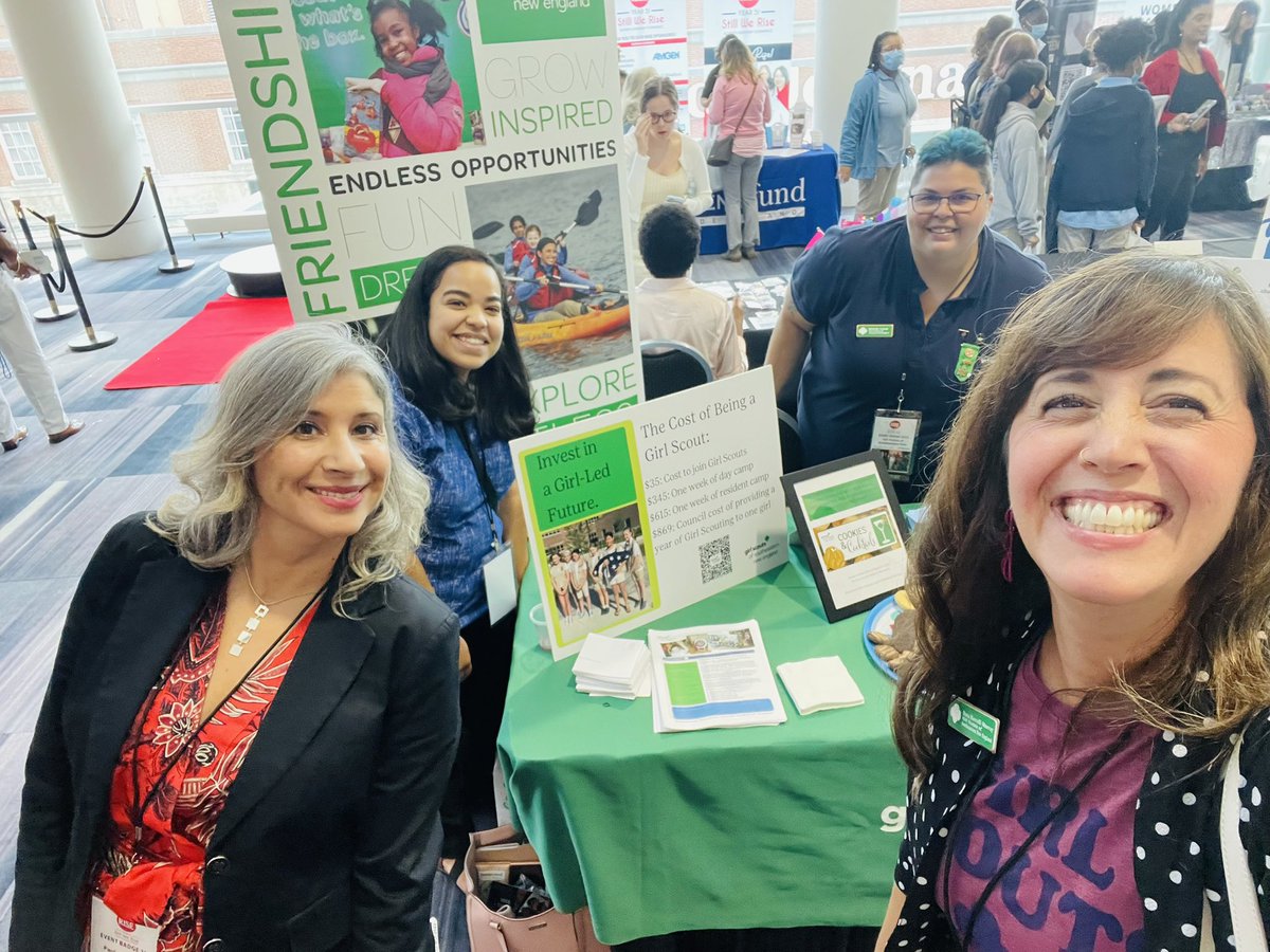 #risewlc2022 Calling all <a href="/girlscouts/">Girl Scouts</a>- alum, supporters, partners, families, interested folk- come visit our booth! also…cookies. :) <a href="/GirlScoutsofSNE/">Girl Scouts of SNE</a>