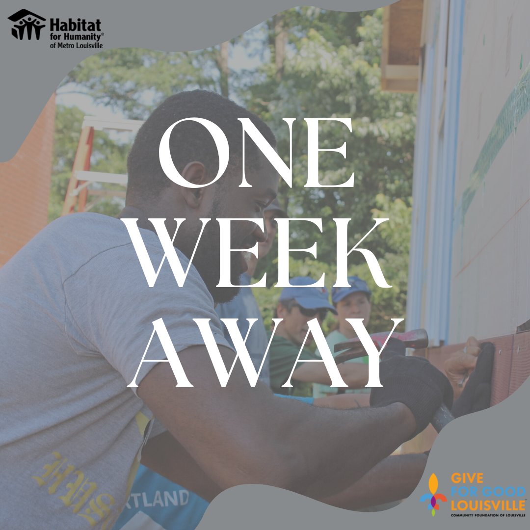 We're a week away from GIVING DAY!

Be sure to click the link in our bio and bookmark our page!

#GiveforGoodLou