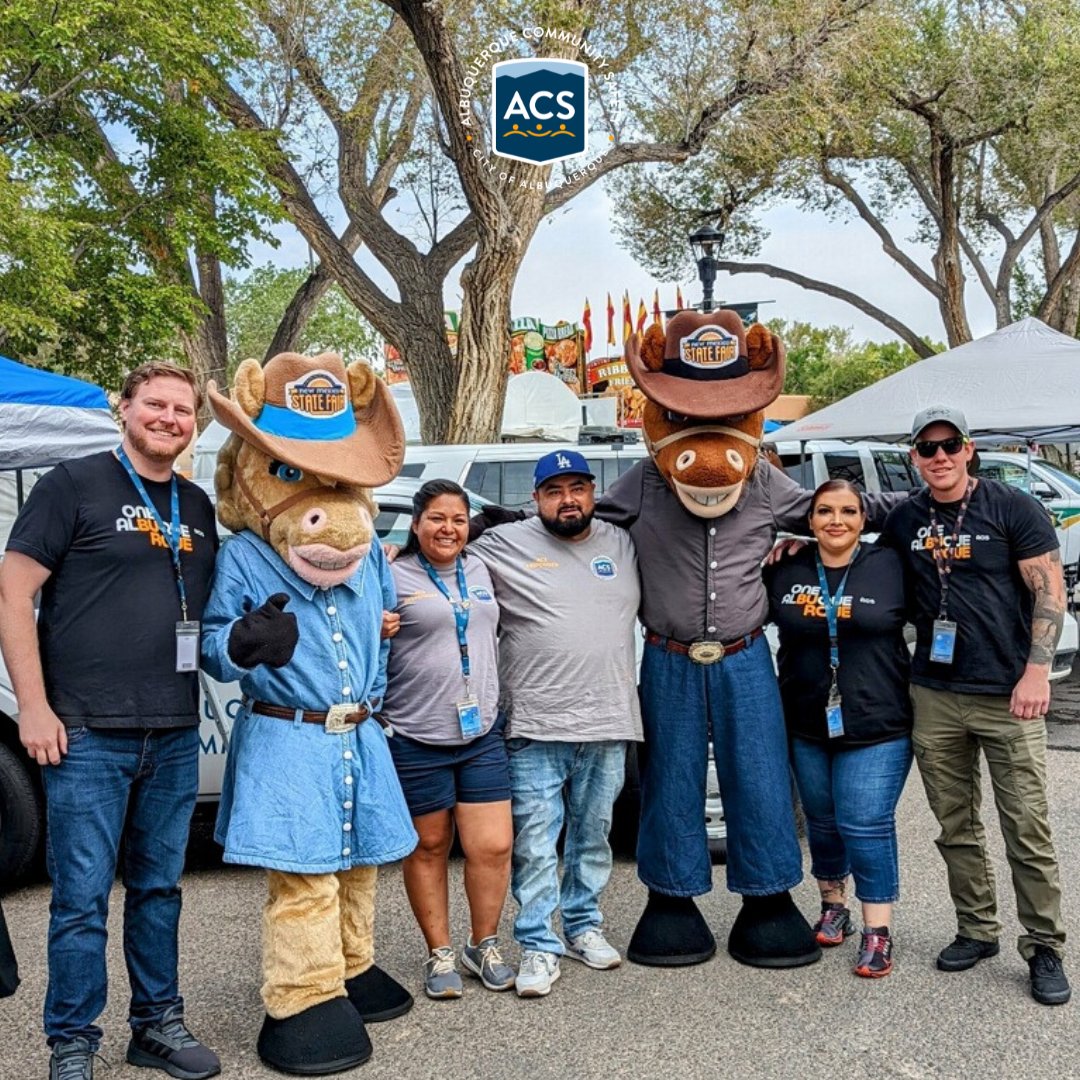 cabqacs's tweet photo. 🤠Howdy from the State Fair Grounds!🤠Come by and say hello, we will be here until 3 pm! #OneAlbuquerque #CommunitySafety #NMSF #AlternativeResponse https://t.co/WtoDodBvSq