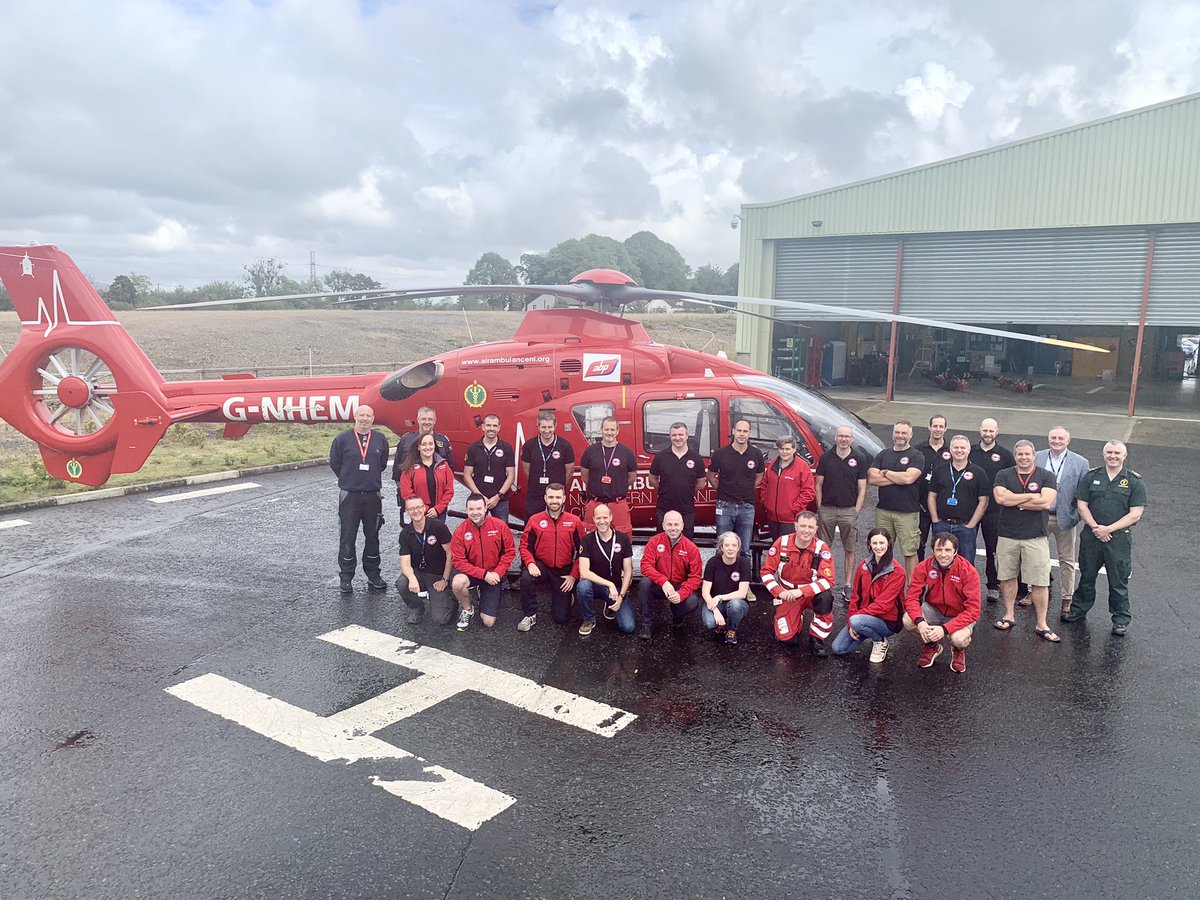 Each quarter, the HEMS team hold a clinical governance session for case reviews, reflective learning, clinical updates on best practice and journal reviews.  These sessions are crucial in developing the delivery of care to patients in the pre-hospital phase. #AAWeek