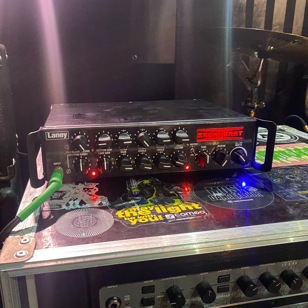 DavidBrisenoC1's tweet photo. I didn’t took one Laney IRT-SLS to the @BMRoficial European tour I took TWO Laney IRT-SLS, what an incredible sound in each show, I love a lot how the IRT-SLS performs on stage.
@laneyamps #PlayReal https://t.co/GQE77P9ZgQ