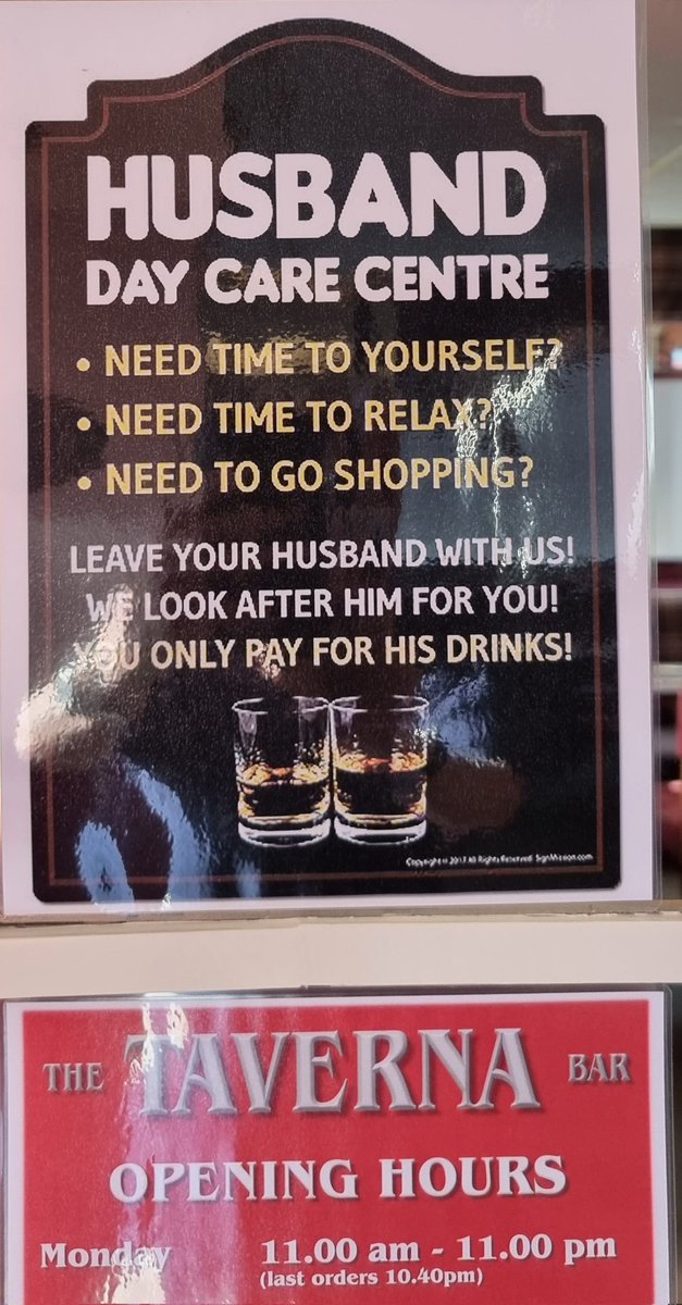 It's uplifting to see a very good pub offer this social care sideline.

<a href="/TavernaBar35ml/">Taverna Bar Rothesay</a>
