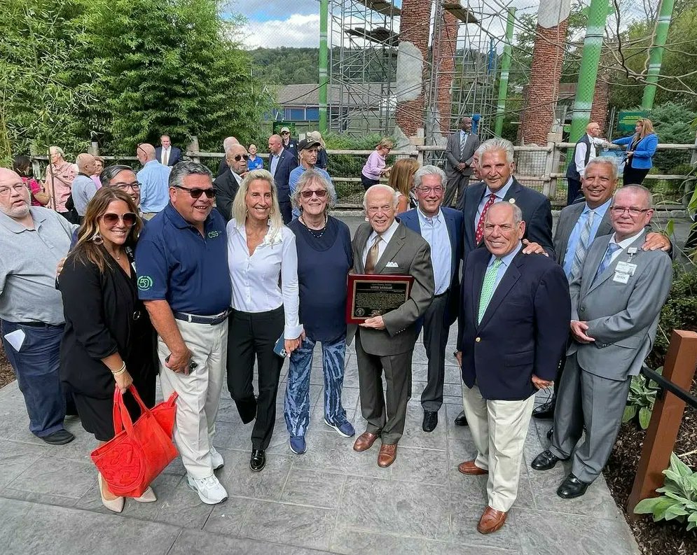 ECCommissioners's tweet photo. Commissioners @BrendanWGill, Patricia Sebold, and Leonard Luciano joined @Joe_D_EssexExec and a host of dignitaries and officials for the opening of the Louis LaSalle Amazing Asia Exhibit at Turtle Back Zoo. #EssexCounty #TurtleBackZoo https://t.co/6NsDqjSrBA