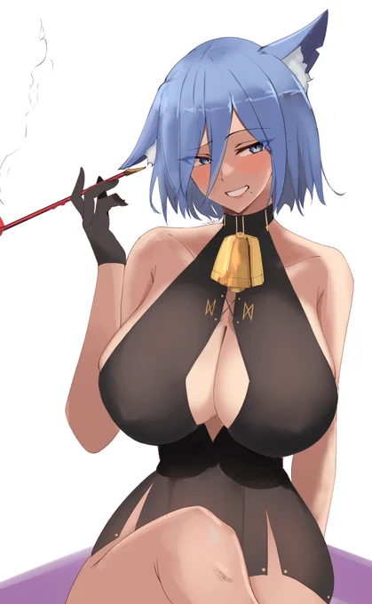 ケモ耳っ娘行商人に色仕掛けで変なツボ売りつけられたい
 #オリジナル 