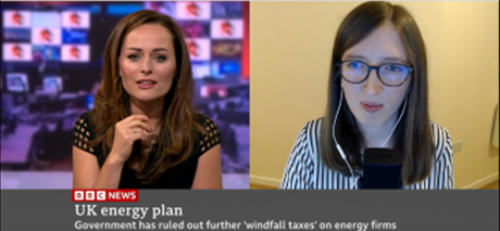 Pleased to represent the <a href="/The_IoD/">IoD</a> on BBC World Business Report this morning. Short-term help for business is welcome. We also need to see more govt action to transition to a low carbon economy &amp; reduce the UK's reliance on volatile intl energy markets in the medium to long term.