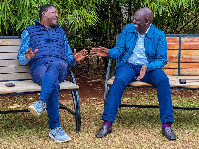 MutuaKoome's tweet photo. Moses Wetangula, the 3rd in command with the First in command, President Ruto
#QueenElizabeth #wetangula #Marende #Parliament https://t.co/7B3z2ulOZn