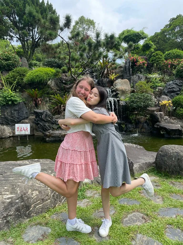 CLSscholarship's tweet photo. "It was amazing feeling putting my language skills into practice! Whether during a visit to Taiwan's captivating night markets, many temples, or even while ordering boba tea, it was incredibly rewarding to connect with local people." Ali (Chinese 2022). #CLS22 @ECAatState https://t.co/4J3HjW3hBc