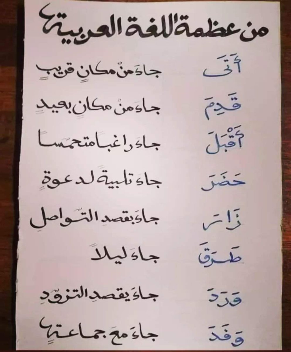 راوائع اللغه العربيه