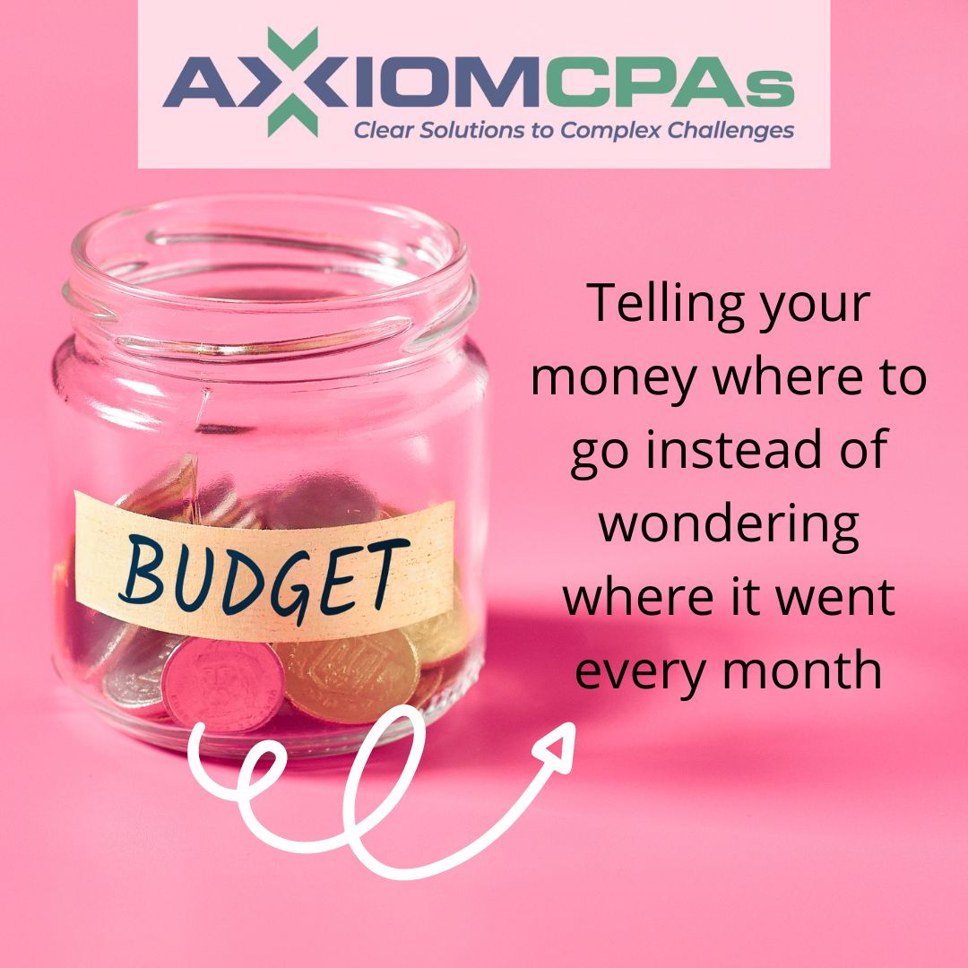 Axiom_CPAs's tweet image. If you&apos;re getting by without a budget, imagine how well you&apos;d be doing WITH one.

#thursdaythought #budgeting #moneytips