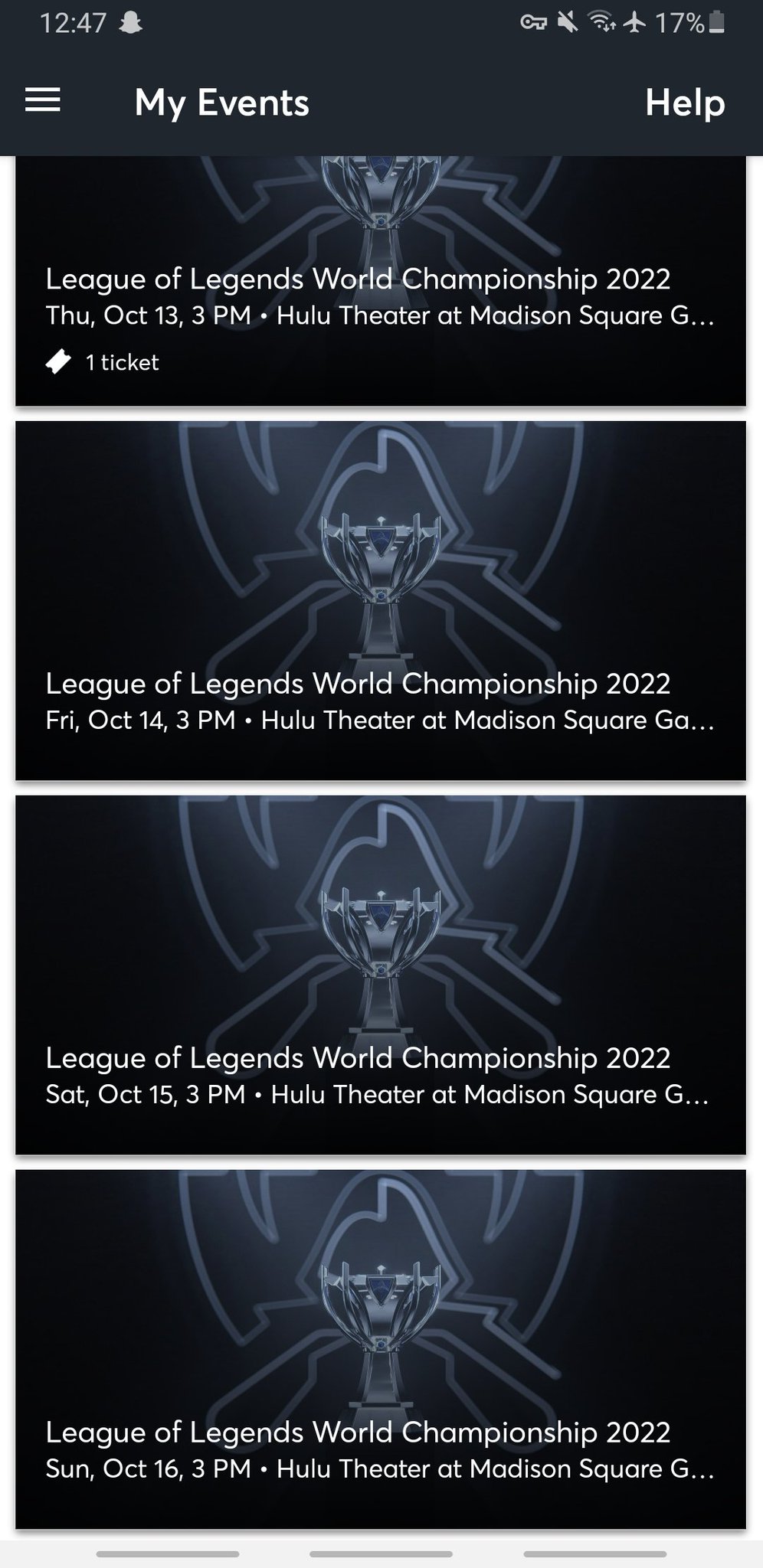 Tim on Twitter "Worlds tickets secured! Can't wait to see FNATIC at