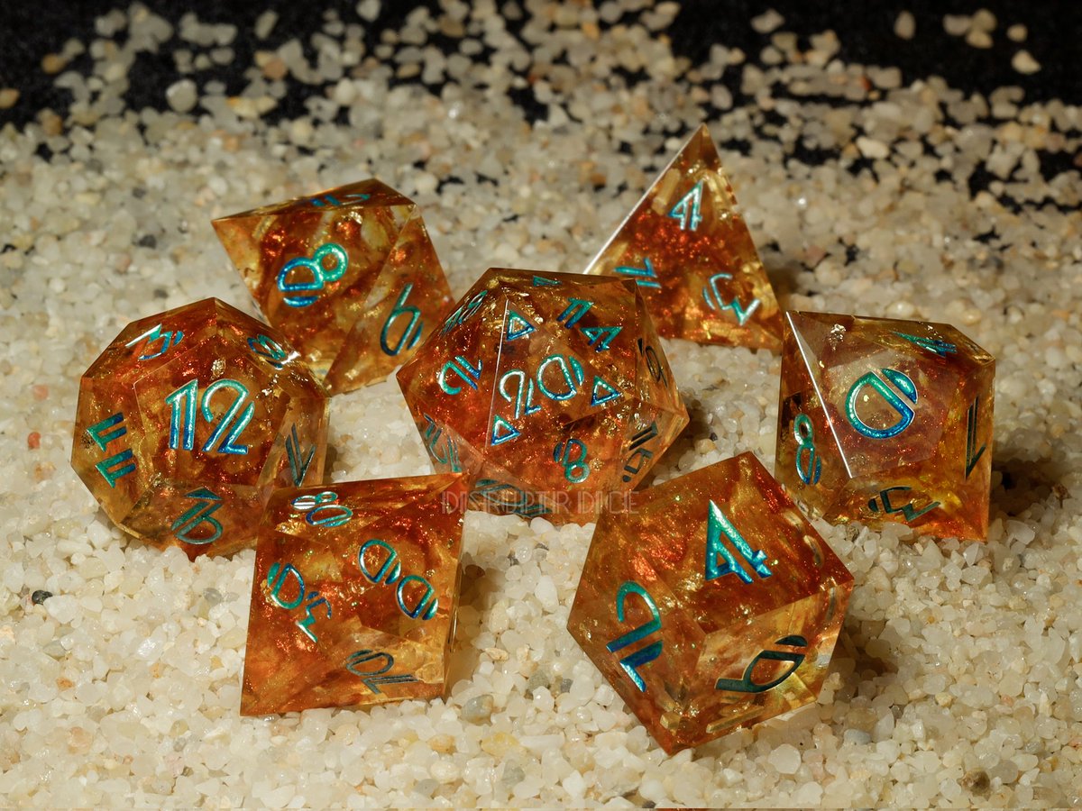 DisruptrDice's tweet photo. 𝕄𝔸ℝℚ𝕌𝔼𝕋 - Part of an artist collab to give back to the @CriticalRole Crew. Inspired by &amp; named for the region of Exandria debuted in C3, and the incomparable @matthewmercer who brings the setting to life Thurs nights.
#CriticalRole #CriticalRoleFanArt #dnd #dnd5e #ttrpg https://t.co/lawaEReVxA