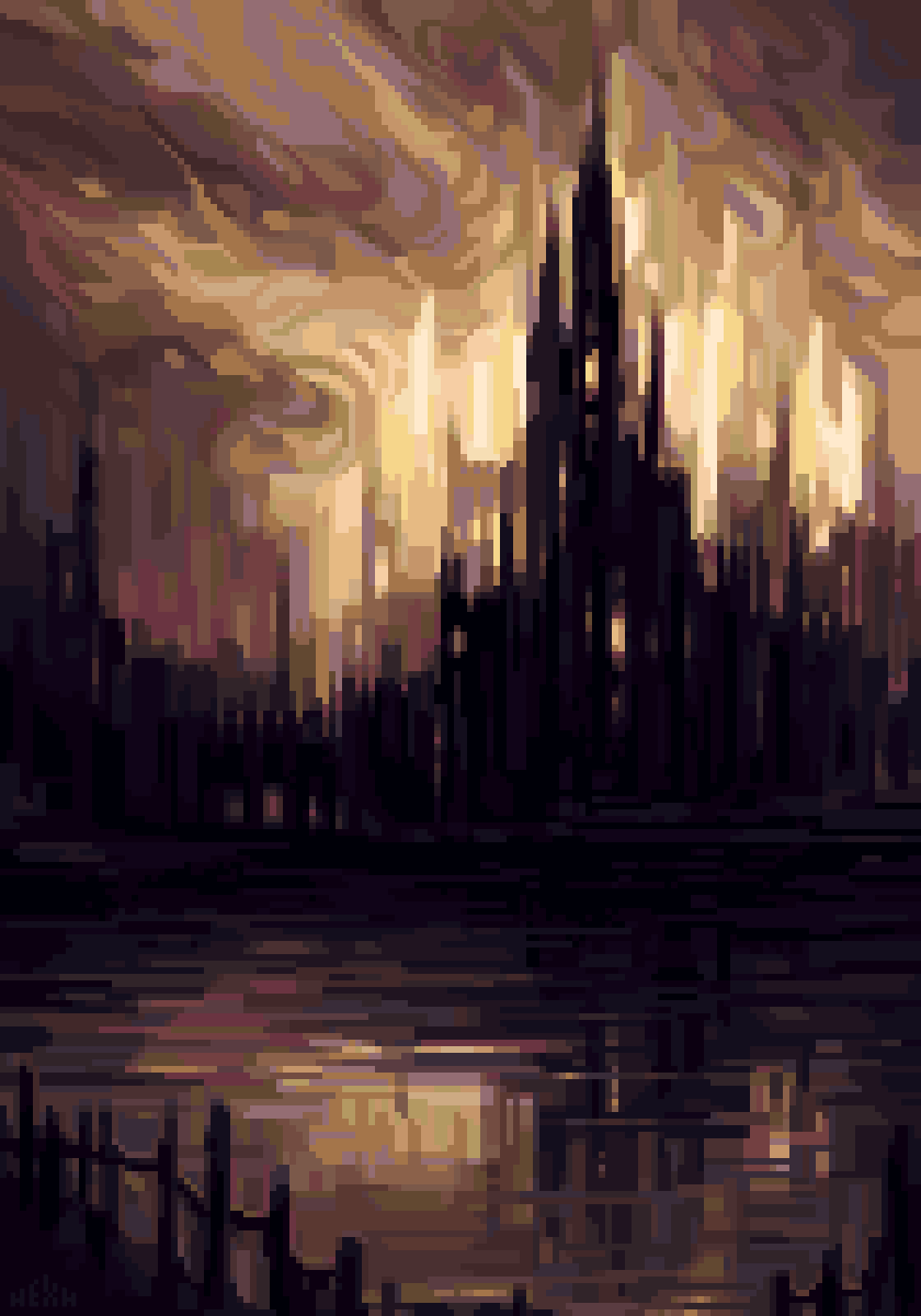 forgotten realm
#pixelart