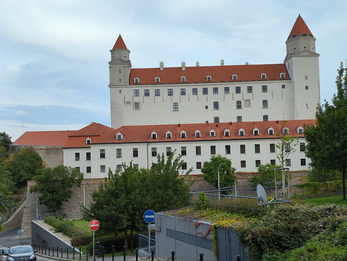 seifertm0's tweet photo. Hello Bratislava! (Sorry, this is the best shot of the castle I could get 😅)
I'm eager to meet you all at #pyconsk this weekend! https://t.co/nspWL3uBcb