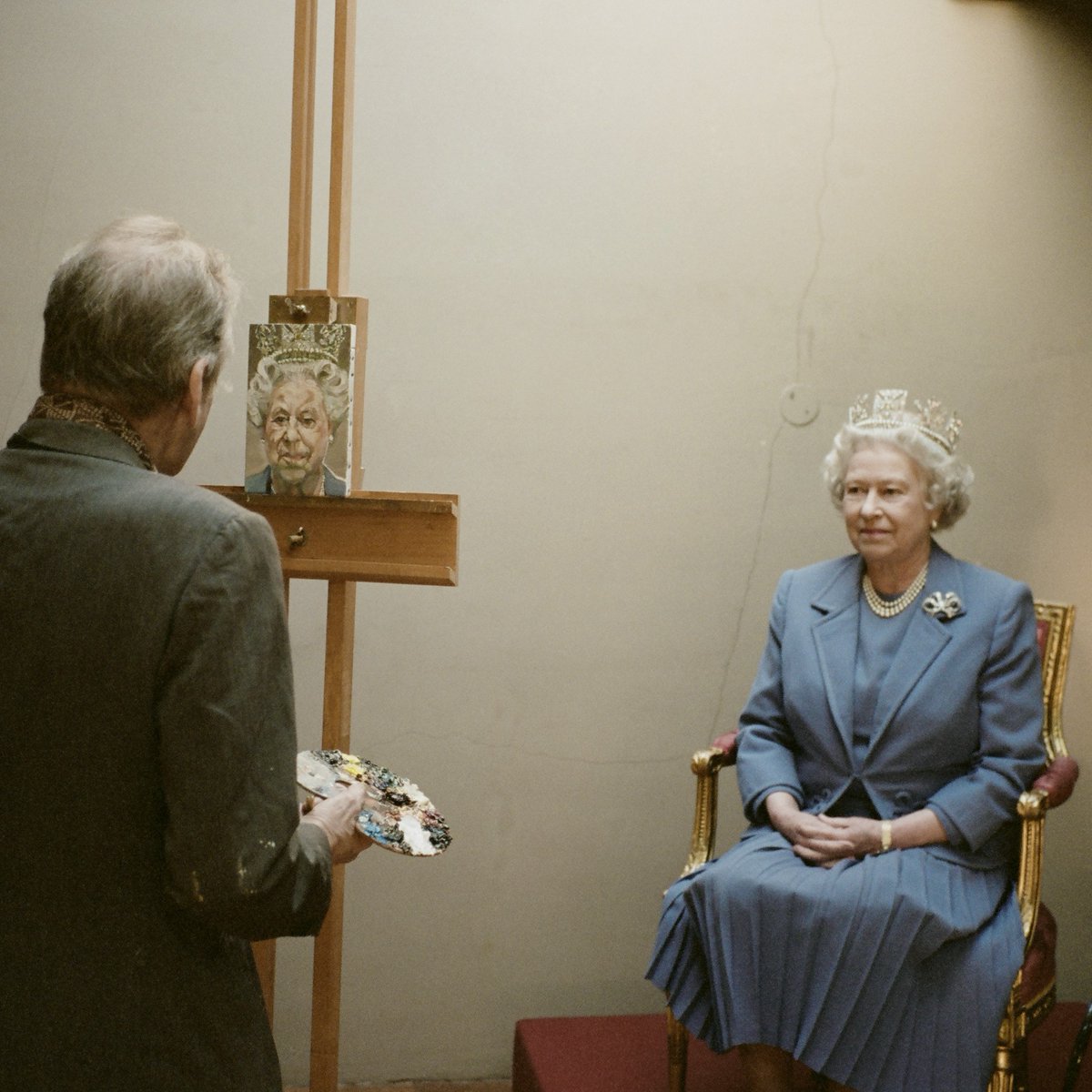 Her Majesty Queen Elizabeth II (1926-2022), beloved the world over, has an inimitable legacy with a reign spanning over seventy years. Among the great patrons of the arts, the Queen was also inspiration to many of the leading artists of our time, not least Lucian Freud.