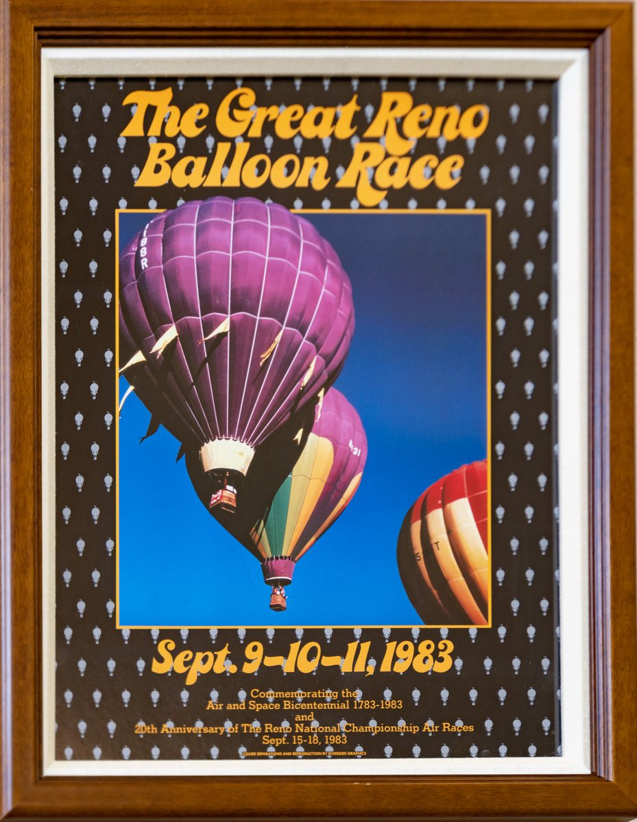 RenoMayCenter's tweet photo. Take a look at some of the past flyers from previous #RenoBalloonRace weekends! Get excited for this weekend by seeing all the other past flyers, currently on display at the museum 😁 https://t.co/9BOfWRZTfH