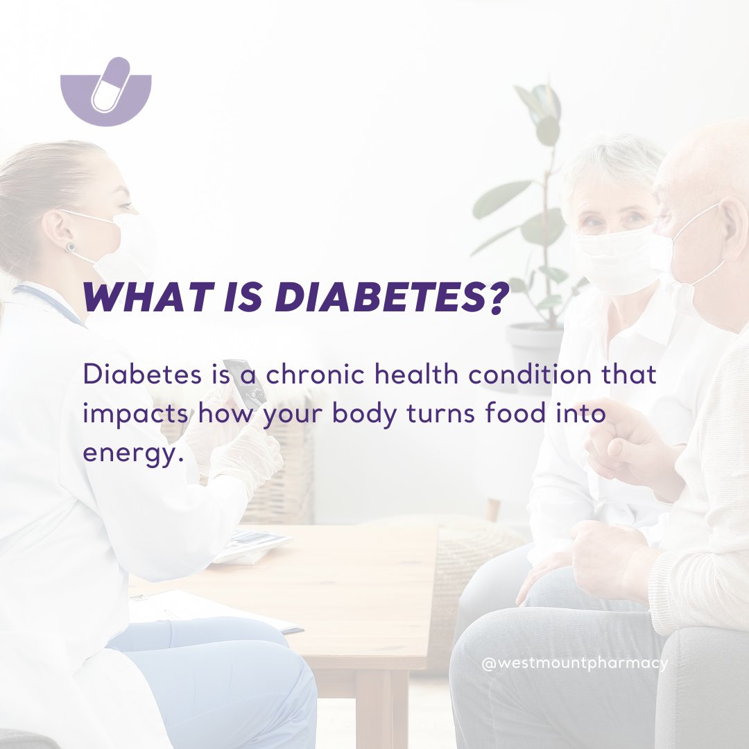 WestmountPharm's tweet photo. Despite popular belief, #diabetes is not caused by eating too much sugar. The cause of diabetes depends on your genes, family history, ethnic background, environment and your health. Here are the fundamentals of #diabetesmedications. 
Contact us here: https://t.co/gVwOAIf6lM https://t.co/KDaakVKTzz