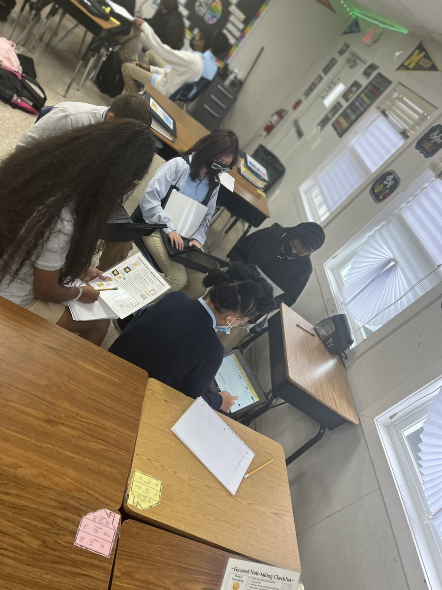 AvidNoms's tweet photo. Taking my AVID Year 3 students through some refresher stations to refresh their minds about Focused Note Taking #AVIDfamily #AVIDRocks #collaborationwriting #workingtogether @MonroePrincipal @SavvyEducator_T @TheMan_MrCoates @PGCPSAdvancedP1 https://t.co/n9xaX4Uciu