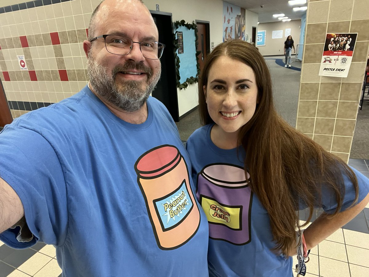 Blake Muskiet (@blakemuskiet) on Twitter photo So it’s Iconic Duo dress up day today <a href="/HumbleISD_AHS/">The Atascocita HS</a> and what’s a better duo than Peanut Butter & Jelly!! So it’s Iconic Duo dress up day today <a href="/HumbleISD_AHS/">The Atascocita HS</a> and what’s a better duo than Peanut Butter & Jelly!!
