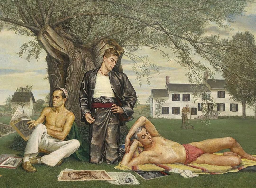 artpendix's tweet photo. Paul Cadmus
Stone Blossom: A Conversation Piece
1939–40
#paulcadmus #lgbtq🌈 #gayart #🌈 #artpendix #artpendixpost #contemporaryart #oilpainting #kunst https://t.co/MjNGS1TBub