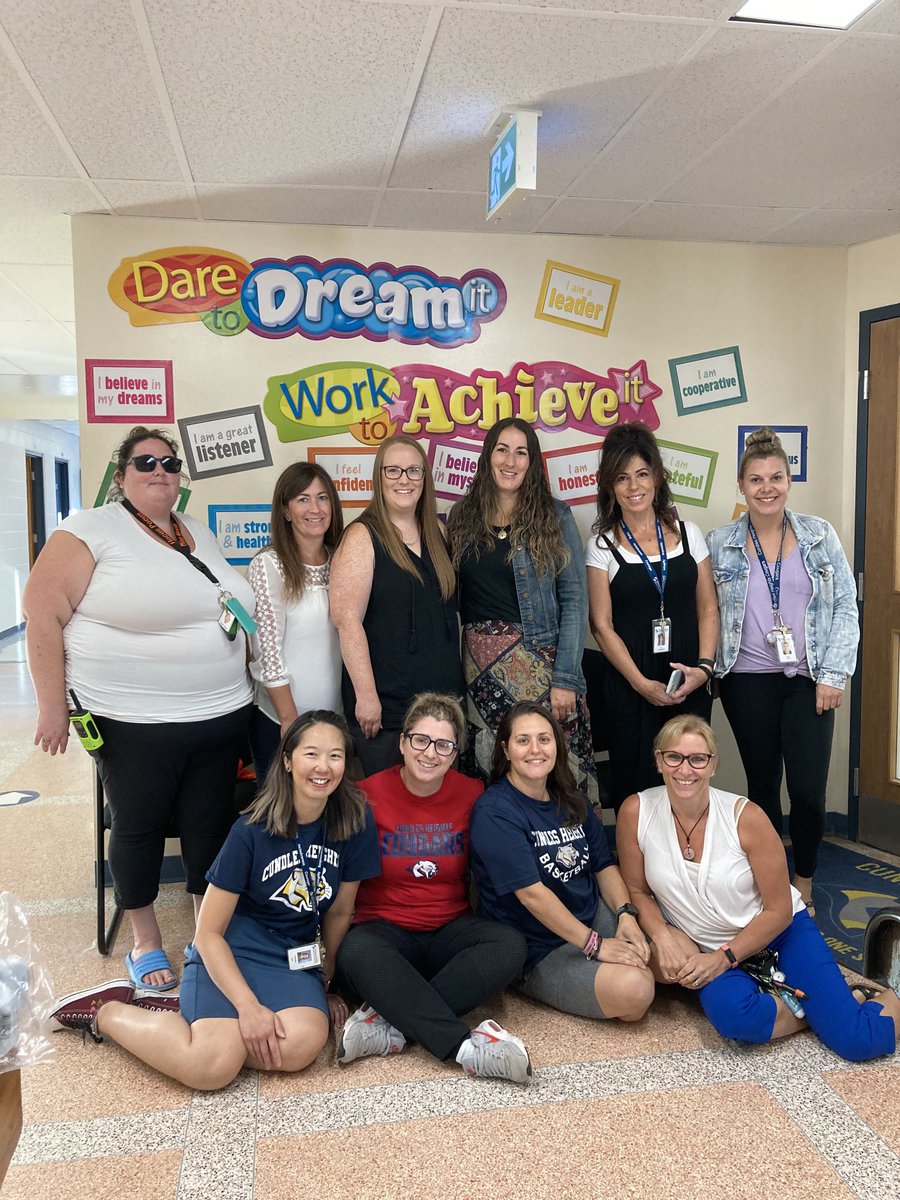 Kg team excited for our Jk students to start today.