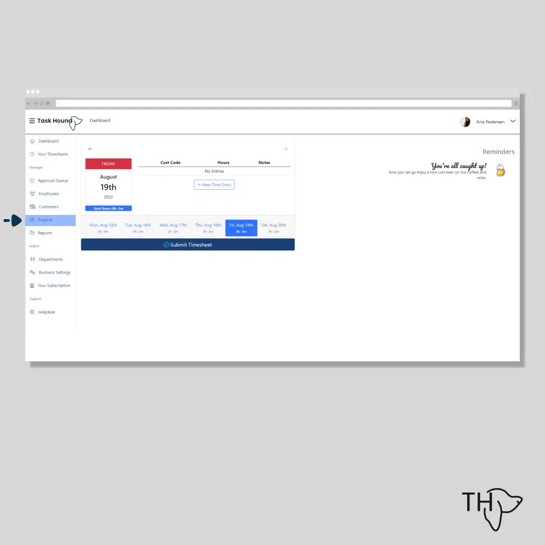 ItsTaskHound's tweet image. In a matter of seconds,  you will be able to see all the information you need according to each project.

#TimeIsSimple #TaskHound #startup #maker #freelancer #openstartup #tech #productivity #business