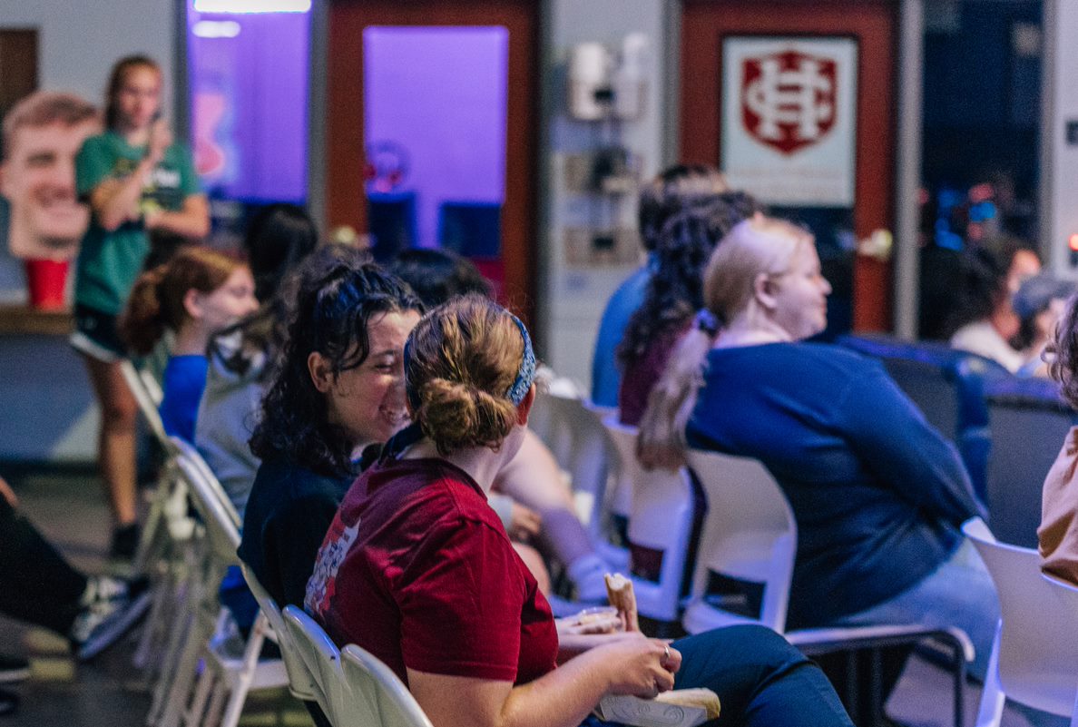 StudentLifeHC's tweet image. Oh, what fun we had last Friday! Sailesh, The Hypnotist, wowed our students with his amazing show. Missed it? You missed out! He'll be back in May, so get ready!!!