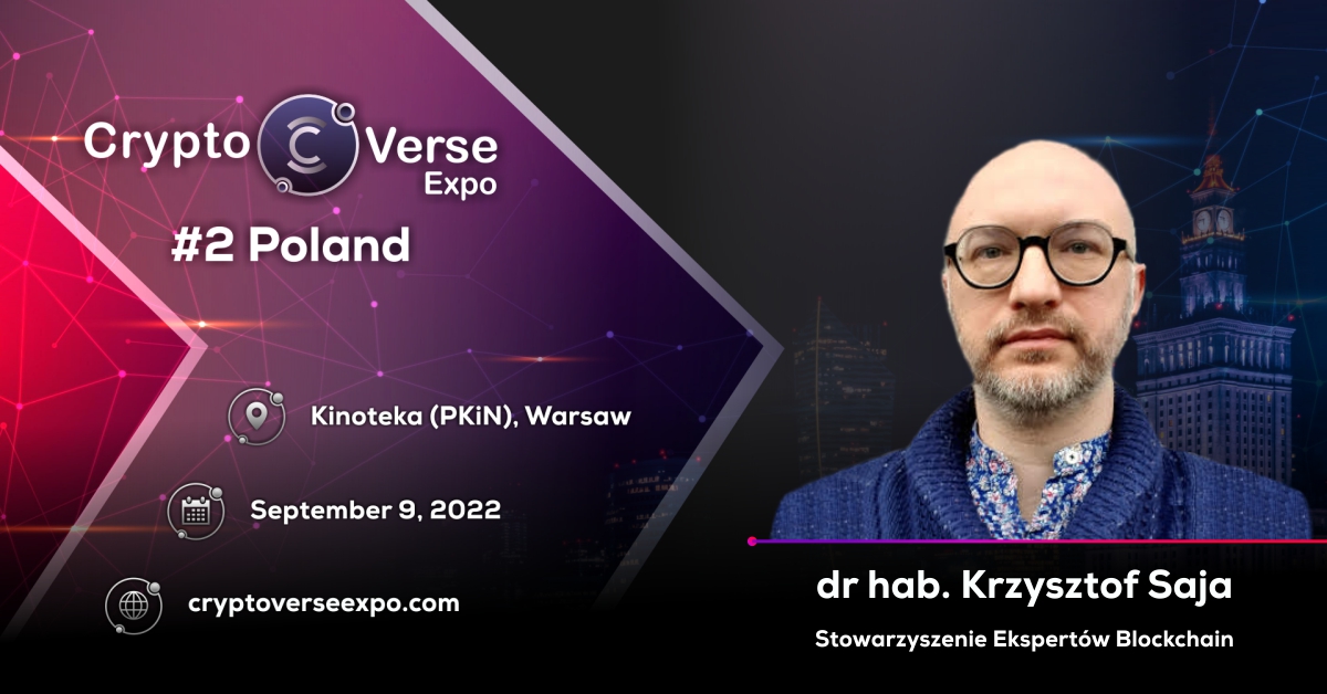 We’re delighted to announce our speaker Krzysztof Saja!

Experienced programmer, web application architect, philosopher. He participated in blockchain confirmation of the Bitcoin network and investing in startups in this field.