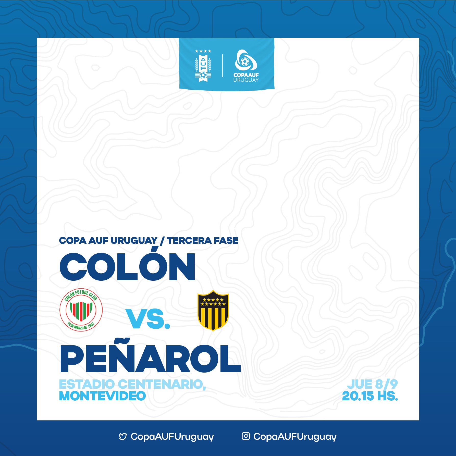 𝗛𝗼𝘆 𝗵𝗮𝘆 𝗳𝘂́𝘁𝗯𝗼𝗹! ⚽️ Continúa la Copa AUF Uruguay 😬 🔝 20.00 hs  @cooper.csyd 🆚️ @clublibertaduy 🔝 22.30 hs @colonfutbolclub 🆚️…