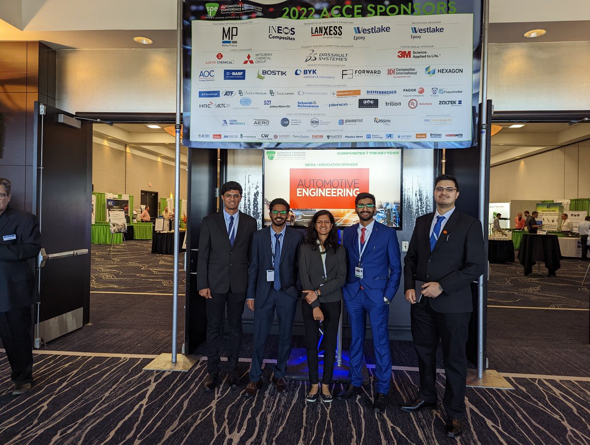 ClemsonCompCtr's tweet photo. @ClemsonCompCtr students will be showcasing their research at @4SPE_Plastics #SPE_ACCE.  If you are attending, please stop by their posters and learn more about us. https://t.co/GwFVeig424