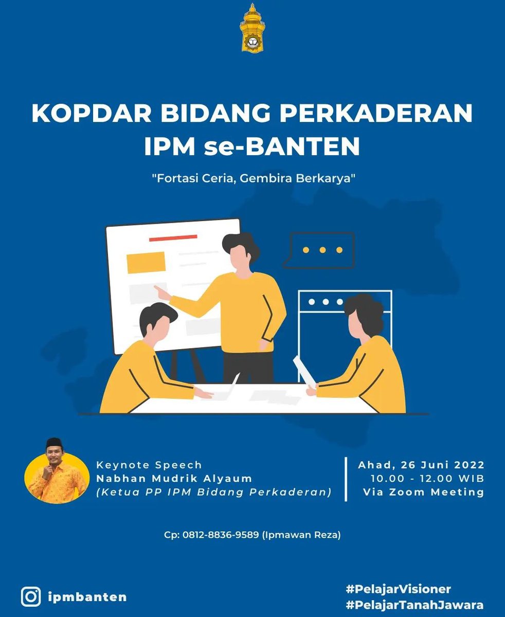 Edisi #NapakTilas | Kopdar Bidang Perkaderan IPM se-Banten “Fortasi Ceria, Gembira Berkarya” [26 Juni 2022]
