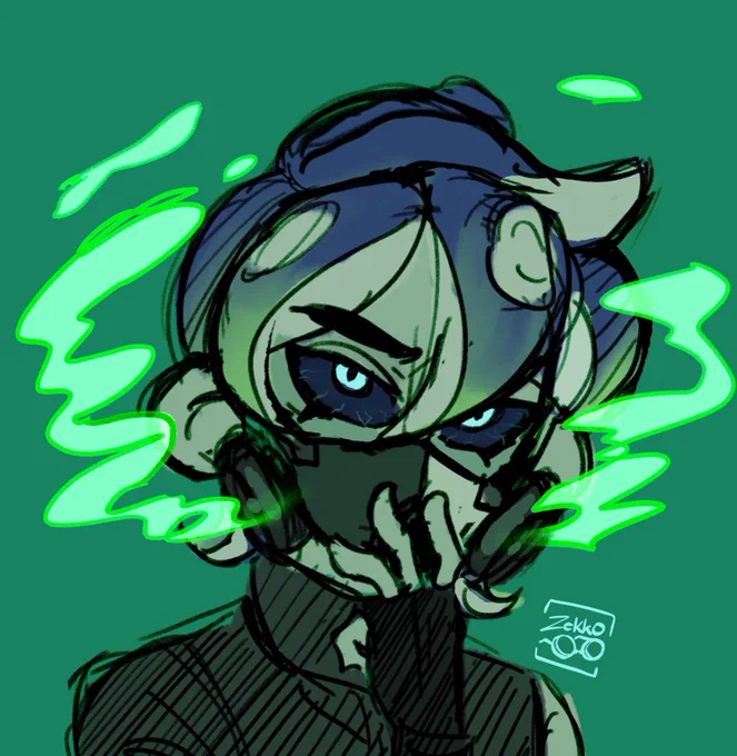 Drawing Ranboo until his Splatoon stream Day 5(for real now)! #ranboofanart 
