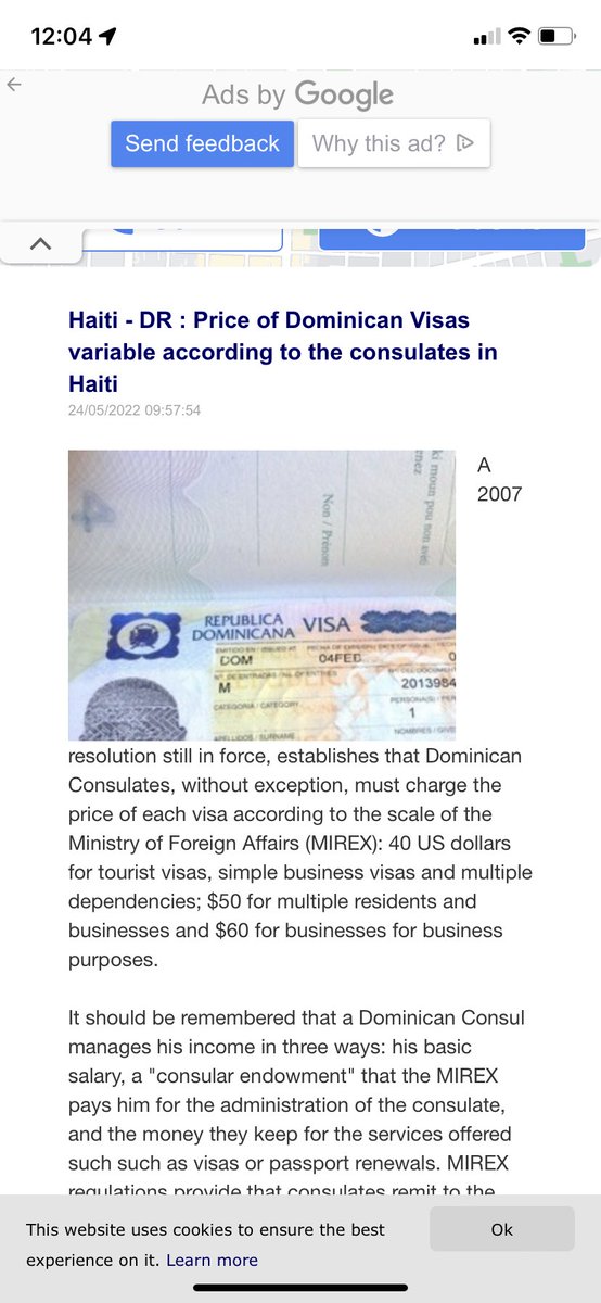 yardley5's tweet photo. Why is Dominican Republic charging 🇭🇹 Haitians $550 dollars for a Visa to enter the DR🤦‍♀️. While it clearly says online the VISA is $50-$60 dollars. This is just SAD and ridiculous. That country makes me sick 😷 https://t.co/rJgfTiVhUB
