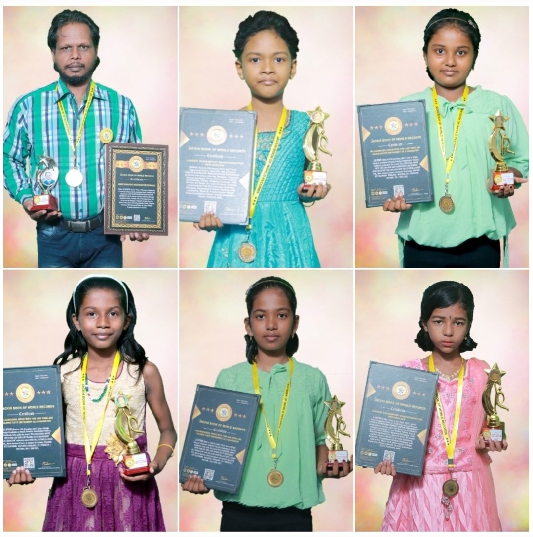 JacobJackeese's tweet photo. π CONGRATULATIONS π
JBWR- WORLD RECORD HOLDER
*MASTER.M.JUSTIN*
*LONGEST RUDIMANTARY BHARATHANATIYAM PERFORMANCE*
*JACKHI BOOK OF WORLD RECORDS*
https://t.co/SJobyZnJcB
#achievement
#Achiever
#grouprecord https://t.co/IQc0JMll07