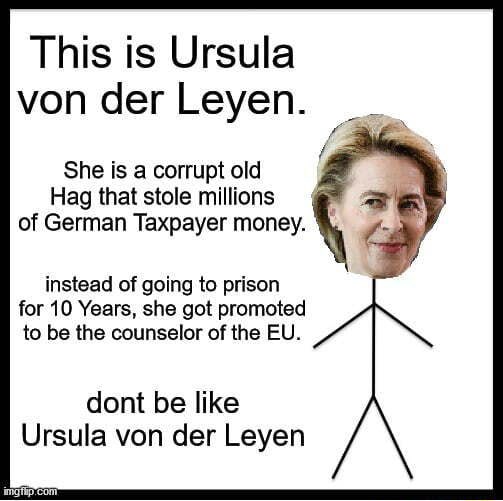 dartfrog01's tweet photo. @vonderleyen https://t.co/CRFspWJu43