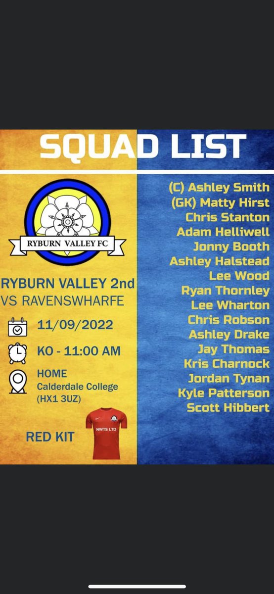 FcRyburn's tweet photo. Sunday is an emotional day for our club, as we get to pay our respects to our former manager, Martin Smith. We will be fielding a team full of lads who played under Martin. We would like as many people there as possible to pay their respects in a minute’s applause. #Halavalley https://t.co/Aztqom047I