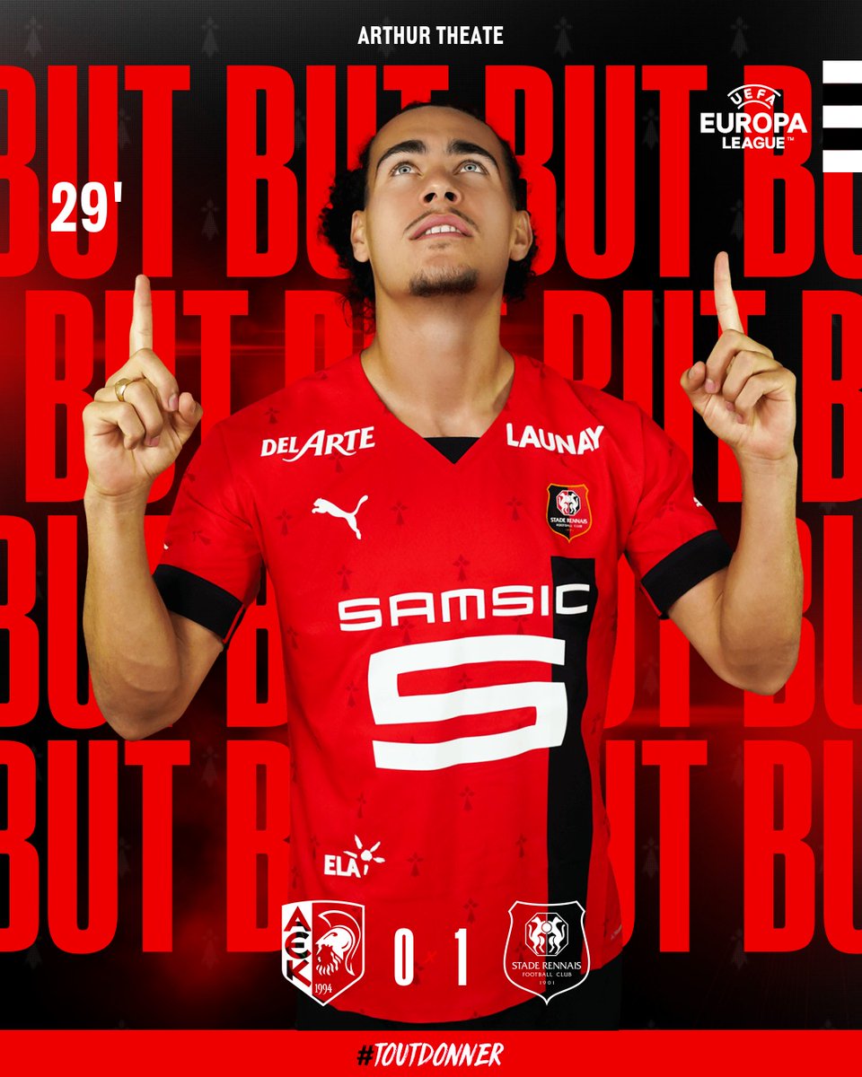 staderennais's tweet photo. 29' : 𝗤𝗨𝗘𝗟 𝗕𝗨𝗨𝗨𝗧 𝗗'𝗔𝗥𝗧𝗛𝗨𝗥 𝗧𝗛𝗘𝗔𝗧𝗘 ! 🔥
 
#AEKSRFC 0-1 https://t.co/N0uAEVIinS