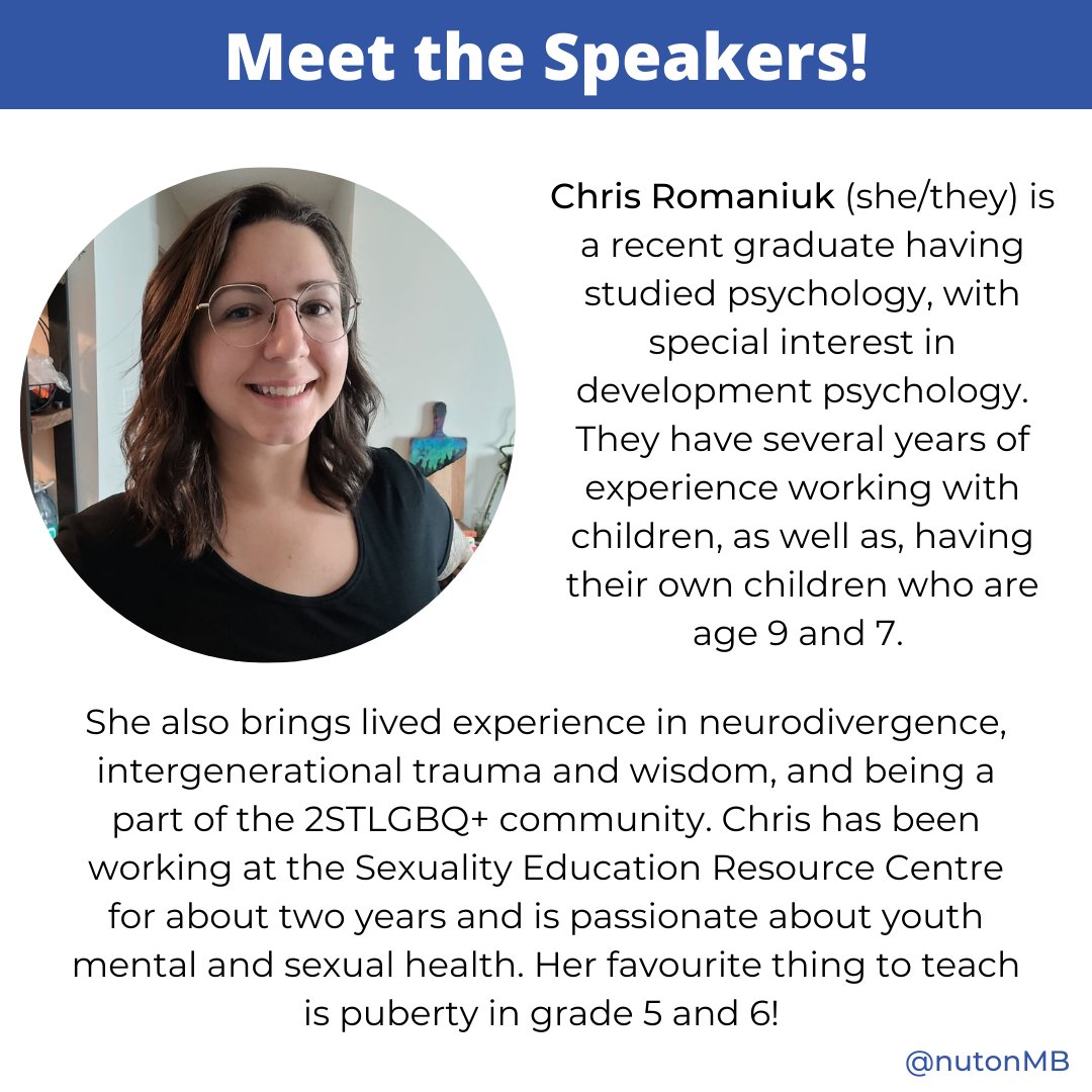 teachnutrMB's tweet photo. ✨Join our free webinar, 'What is Body Neutrality? And how can it be helpful?'✨ ALL ARE WELCOME!

Nüton is excited to collaborate with SERC, the Sexuality Education Resource Centre MB!

Register here: https://t.co/KqaraKMGrC https://t.co/oQ3nFOeZkt