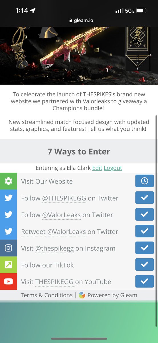 ellaa_clarkk's tweet photo. @ValorLeaks @THESPIKEGG good luck to everyone!! https://t.co/bJn4bGqYA5
