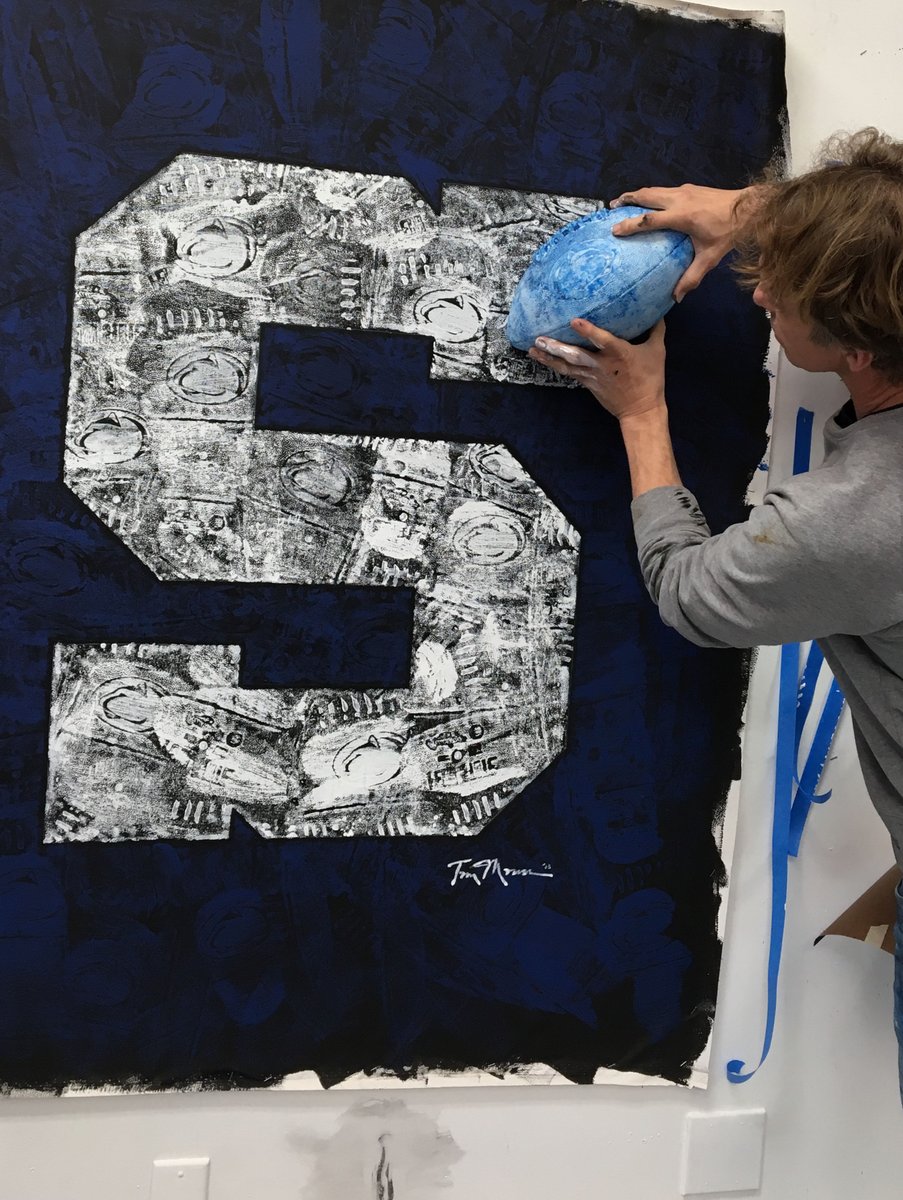 omfs136's tweet photo. We carry Tom Mosser originals..."S", "Vintage Lion", "We Are", "THON" in canvas and paper and available in many sizes.#WeAre https://t.co/koV8XHpMl3