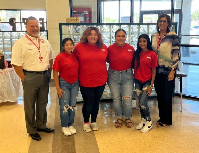 Making History! Meet our new Gamma Sigma officers. Robstown ISD is the first in Region 2 to implement the Girl Scouts Gamma Sigma leadrship program. We are 30 members strong at the Robstown Early College High School. They will focus on service and  volunteerism. Congratulations!