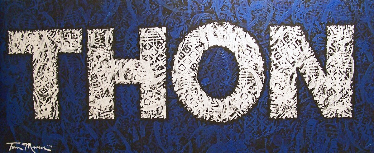 omfs136's tweet photo. We carry Tom Mosser originals..."S", "Vintage Lion", "We Are", "THON" in canvas and paper and available in many sizes.#WeAre https://t.co/koV8XHpMl3