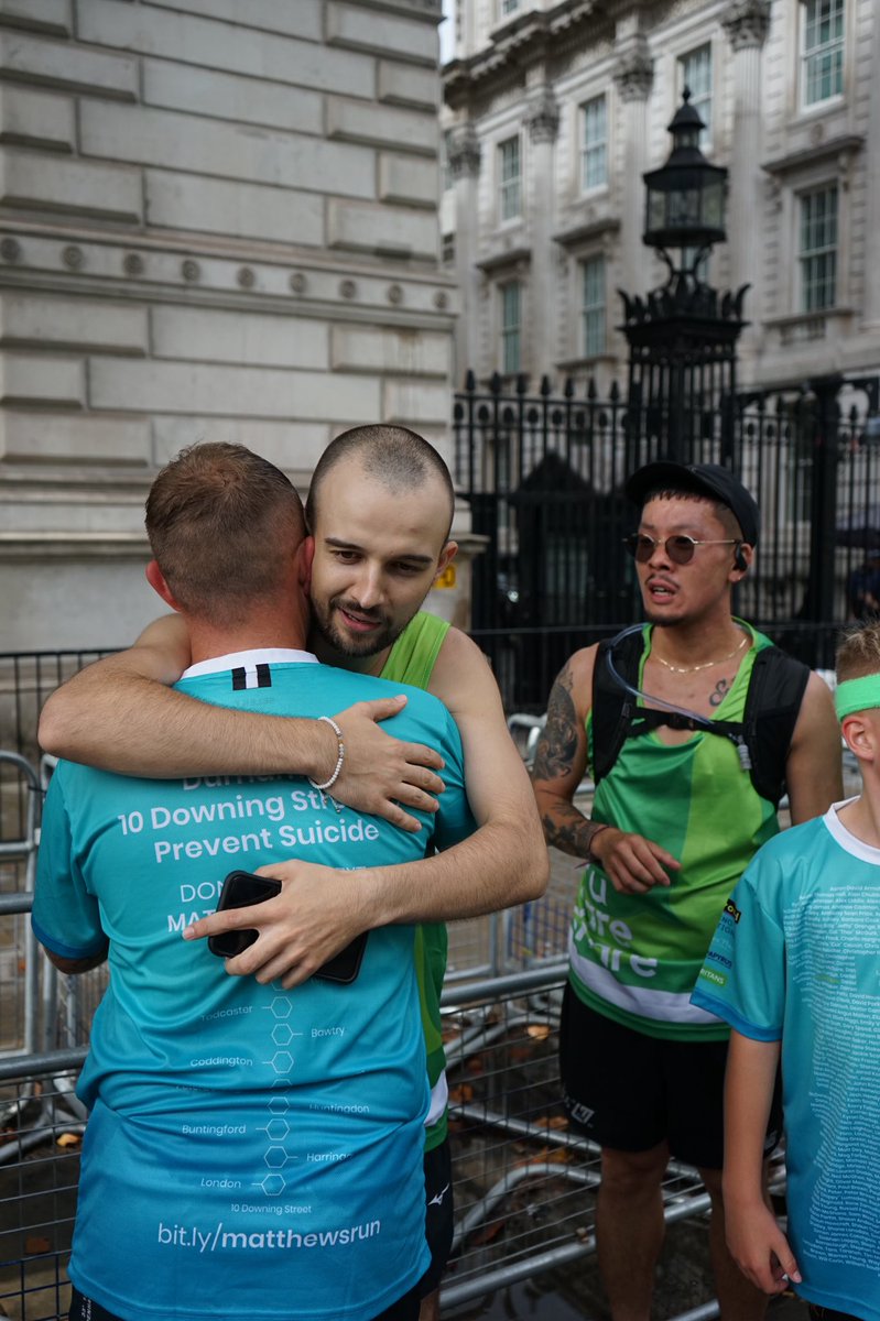 ifucareshare's tweet photo. Incredible support from mile 1 to mile 289.

@matty_smith94 has delivered the letter, but the job isn't done. We must continue to push for change and further suicide prevention prioritisation. 

Show Matthew your support ➡️ https://t.co/7Es3CJZRC0 #ALongTimeRunning https://t.co/2dVHIfrsYx