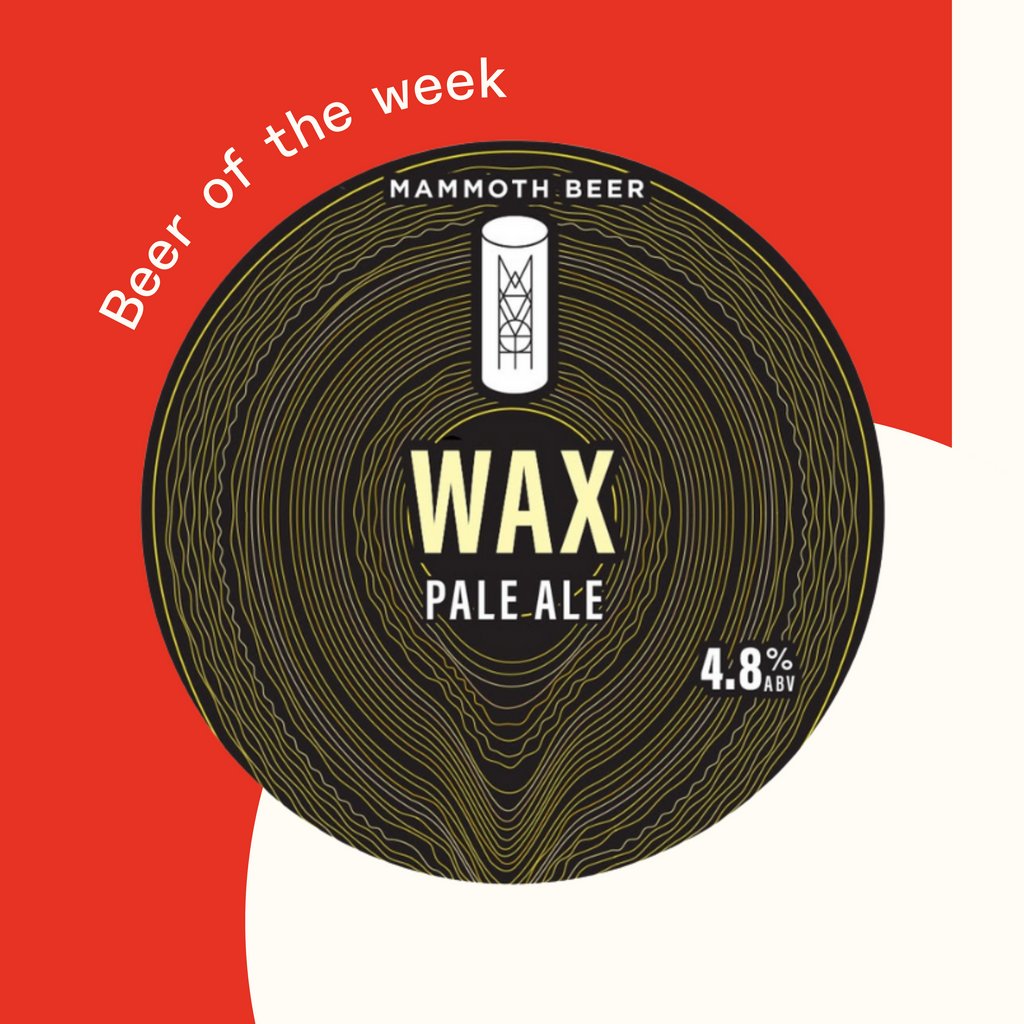 draughtdrop's tweet photo. This week we're excited to feature @mammothbeeruk again! We'll be delivering WAX - their latest Pale Ale inspired by their new taproom in Leytonstone.  Get it here👇

https://t.co/kA3Slgofci https://t.co/9pZoaoTJtK