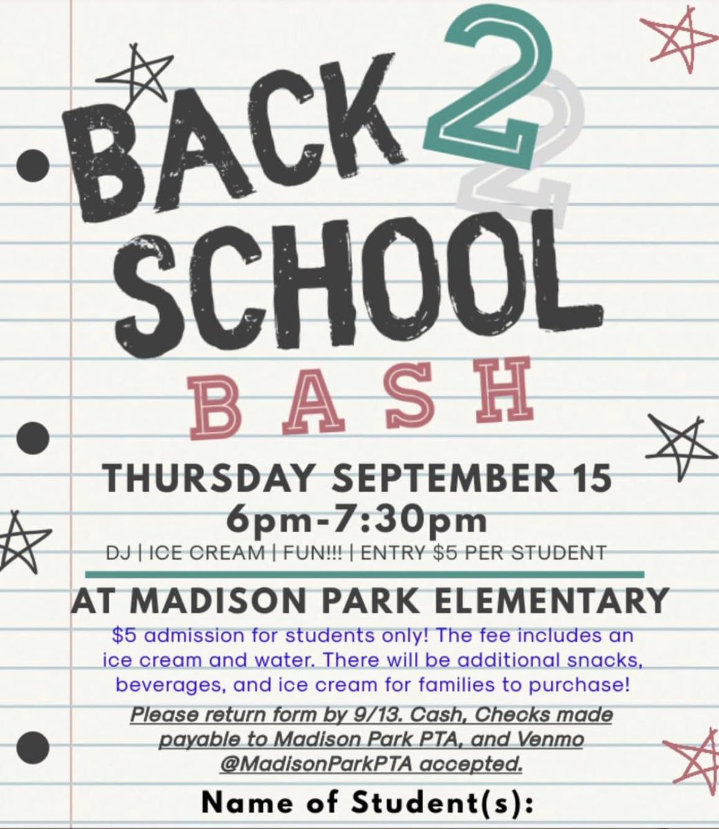 Madison Park PTA (@madparkpta) on Twitter photo 